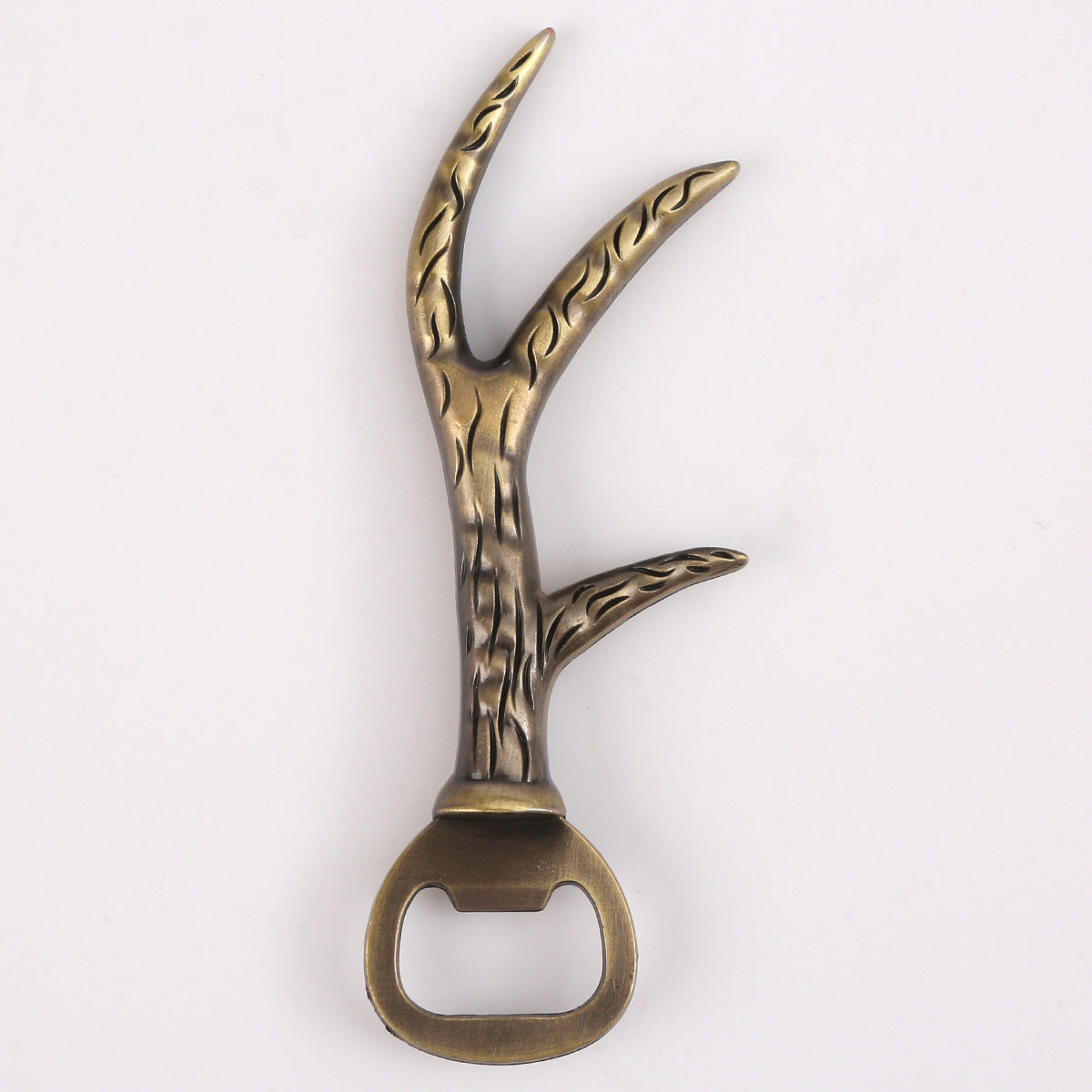 Zinc Alloy Beer Bottle Opener Creative European Home Beer Screwdriver Factory Direct Sales Christmas Antler Wine Opener