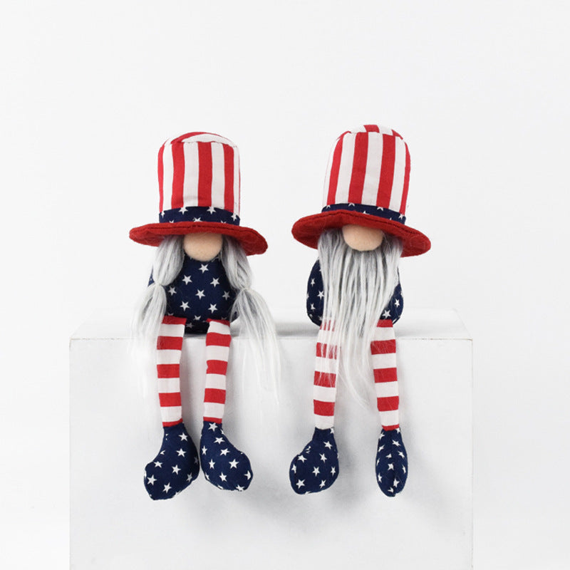 Decoration US July 4th Commemorative Gift Cute Dwarf Dwarf Cloth Arts And Crafts