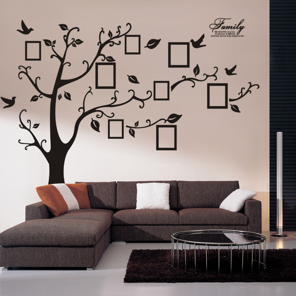 Black Removable Memory Tree Photo Tree Foreign Trade Wall Sticker