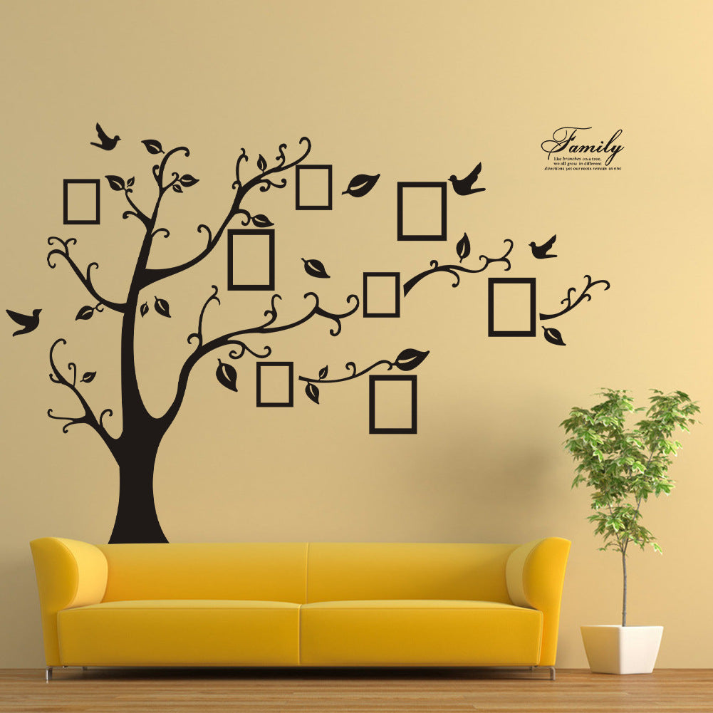 Black Removable Memory Tree Photo Tree Foreign Trade Wall Sticker