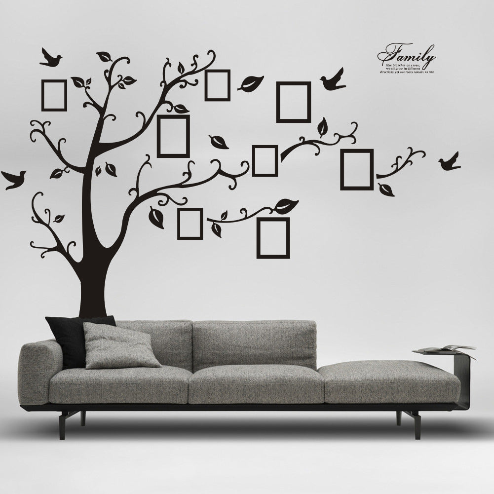 Black Removable Memory Tree Photo Tree Foreign Trade Wall Sticker