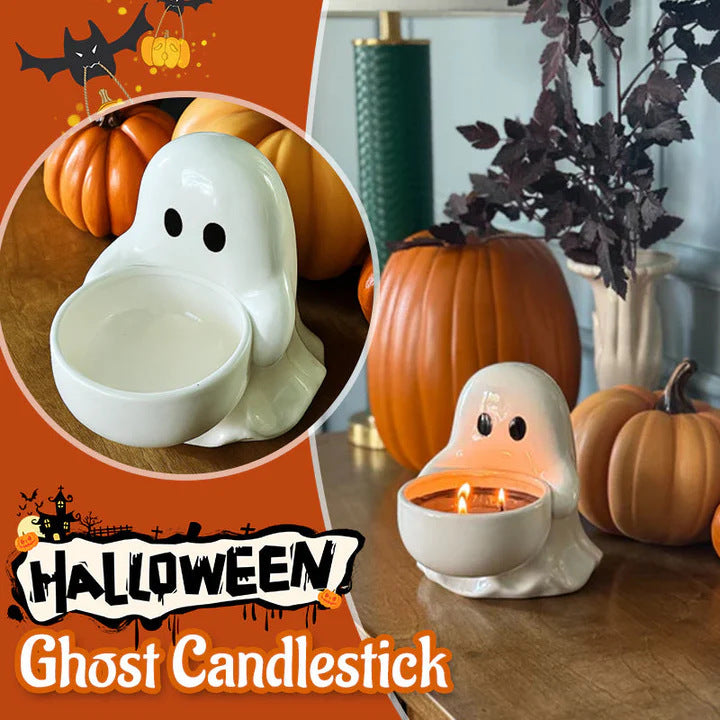 Halloween Ghost Aromatherapy Candlestick Desktop Decoration
