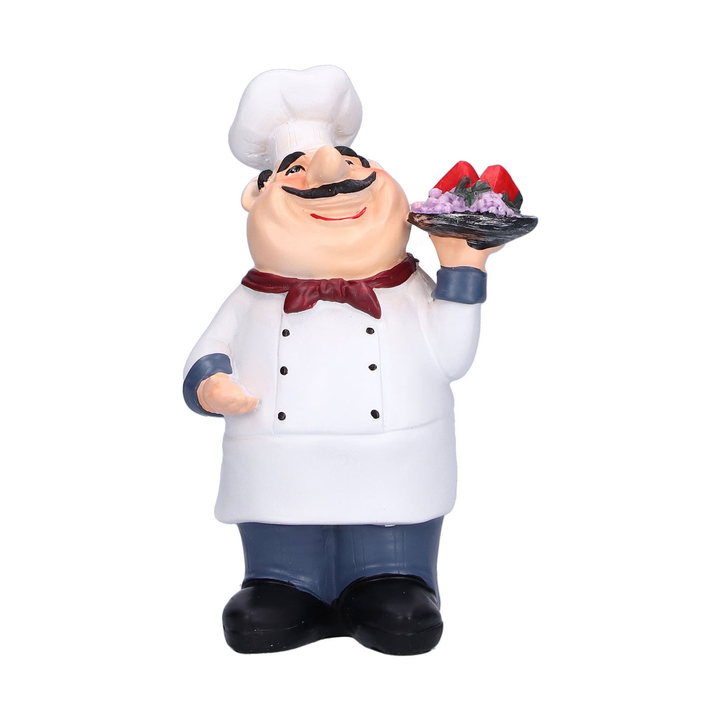 Chef Figurine Decor Home Decorations Crafts for Coffee Shop Kitchen Dining Room Living Room