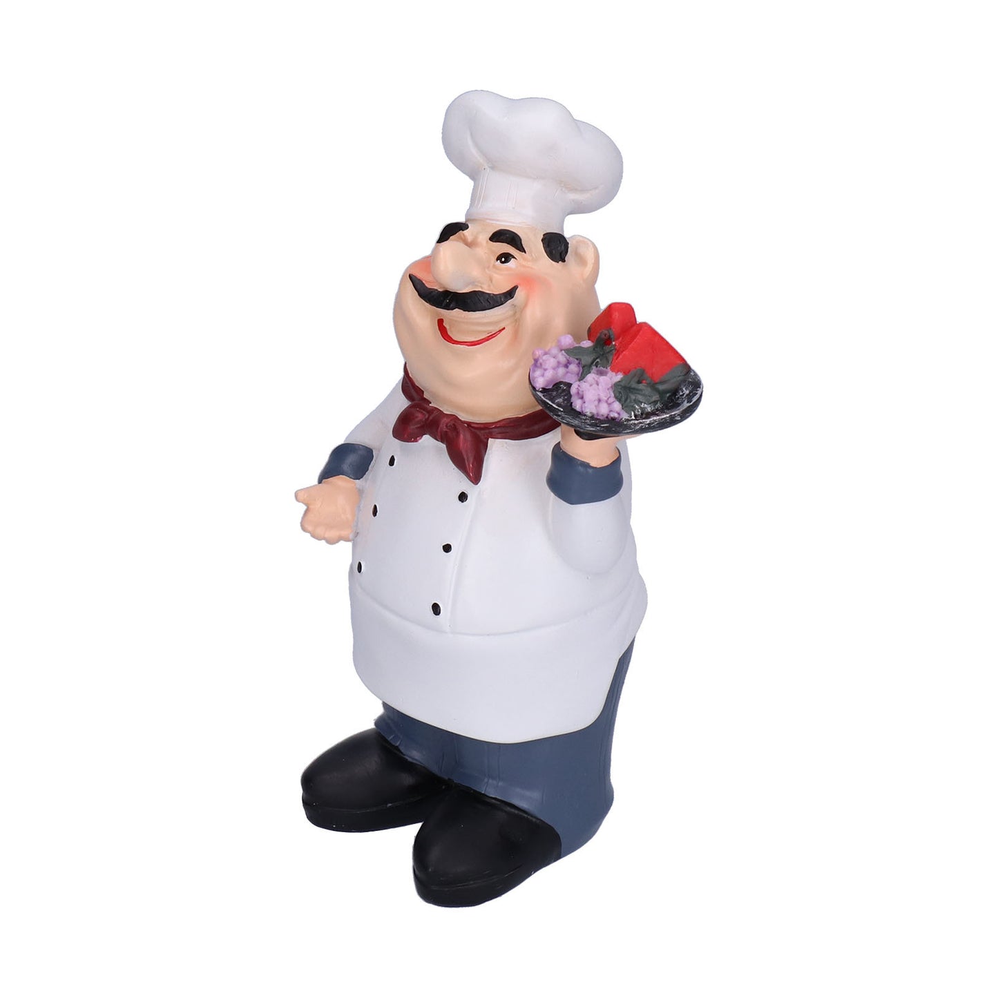 Chef Figurine Decor Home Decorations Crafts for Coffee Shop Kitchen Dining Room Living Room