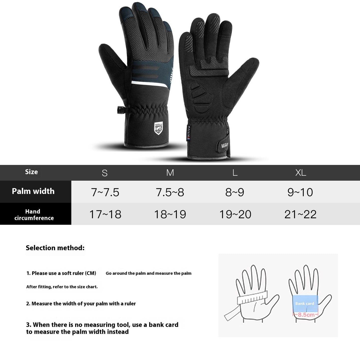 Outdoor Non-slip Cold Velvet Wear-resistant Gloves