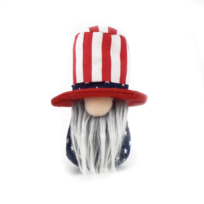 Decoration US July 4th Commemorative Gift Cute Dwarf Dwarf Cloth Arts And Crafts