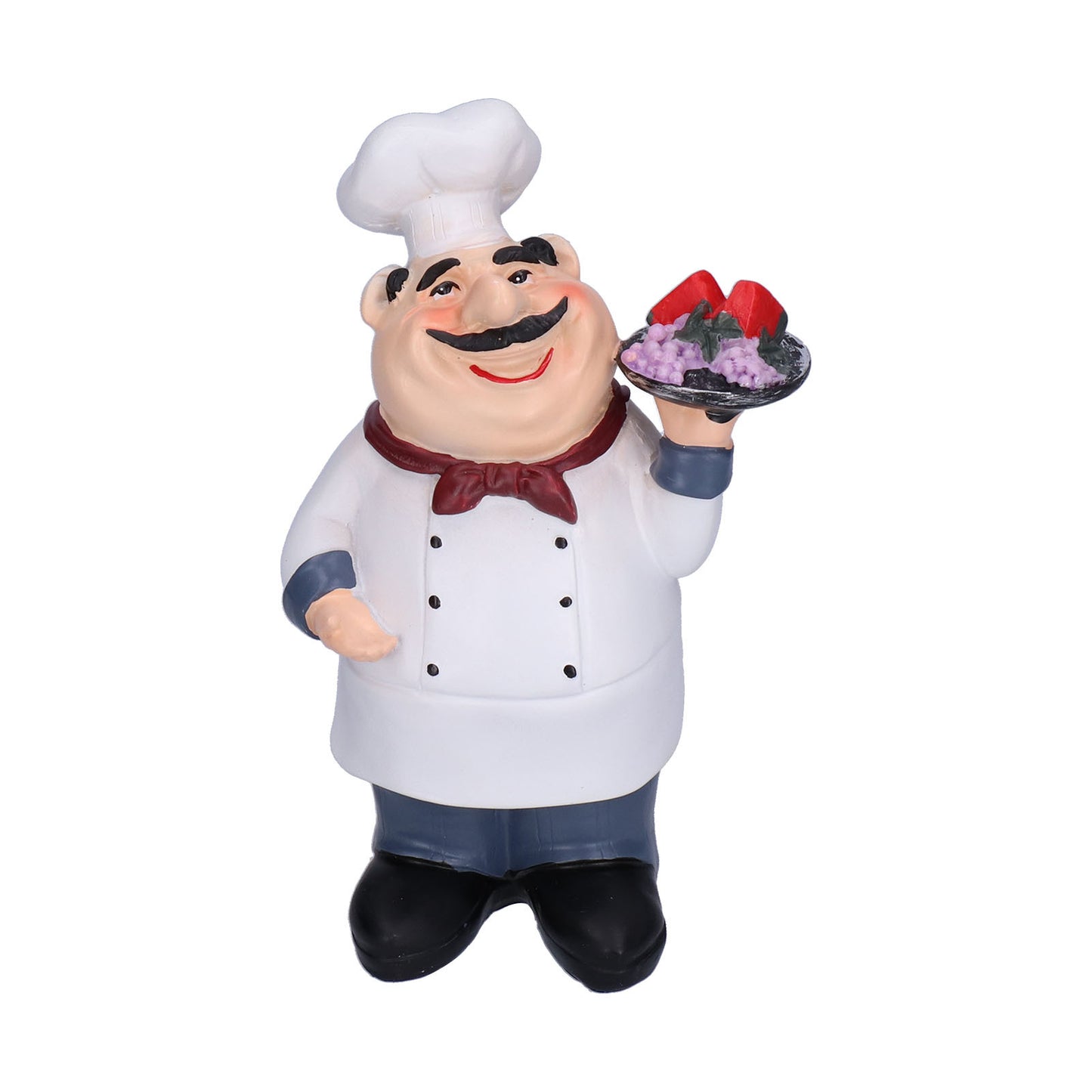 Chef Figurine Decor Home Decorations Crafts for Coffee Shop Kitchen Dining Room Living Room