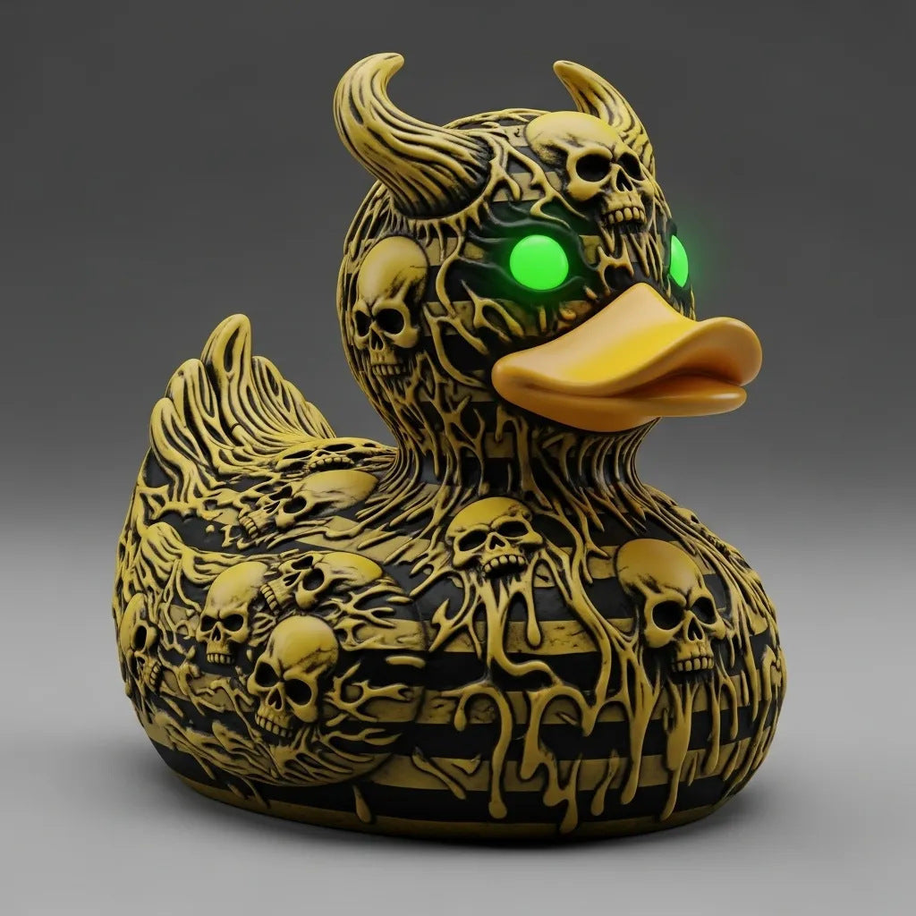 Devil Skull Duck Halloween Party Dark Ornaments