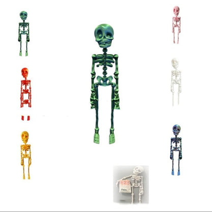 Poseable Skull Refridgerator Magnets Halloween Decoration