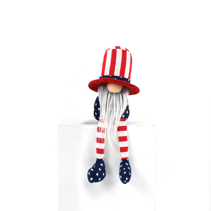 Decoration US July 4th Commemorative Gift Cute Dwarf Dwarf Cloth Arts And Crafts