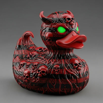 Devil Skull Duck Halloween Party Dark Ornaments
