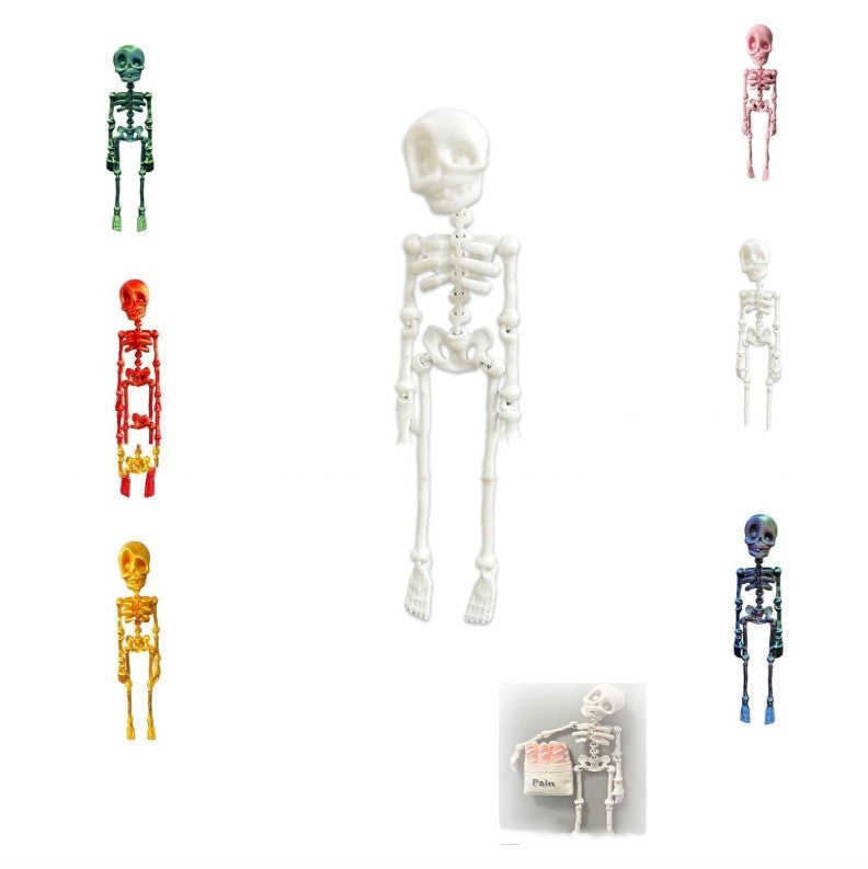 Poseable Skull Refridgerator Magnets Halloween Decoration